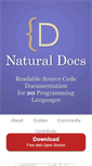 Mobile Screenshot of naturaldocs.org